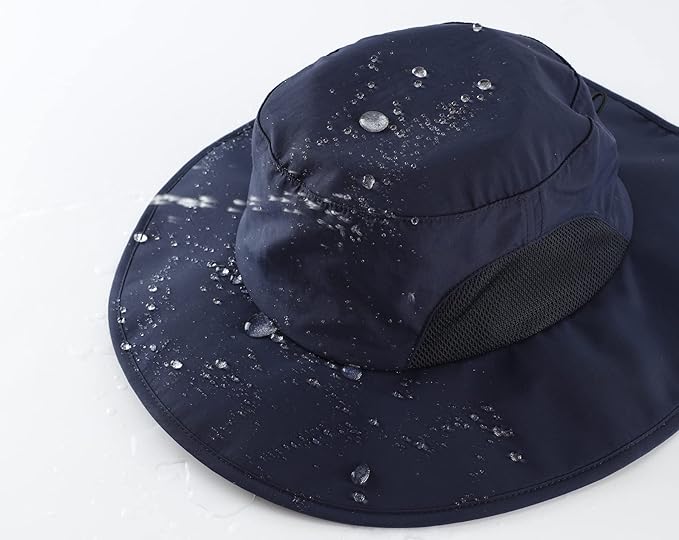 Home Prefer UPF50+ Mens Sun Hat Wide Brim Fishing Hat - Image 3