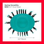 REVLON One Step Volumizer PLUS Hair Dryer and Styler | More Volume, Less Damage, and More Styling Control for Easy and Fast Salon-Style Blowouts, Plus Travel Friendly (Teal)