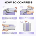 10 Set Compression Packing Cubes - Image 3