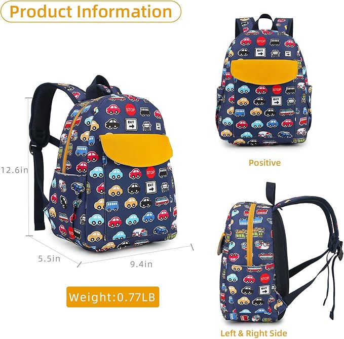 willikiva Cute Zoo Little 2d Backpack Kid Backpacks - Image 3