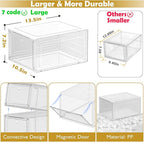 Thicken & Sturdy Clear Shoe Storage Organizer - Image 3
