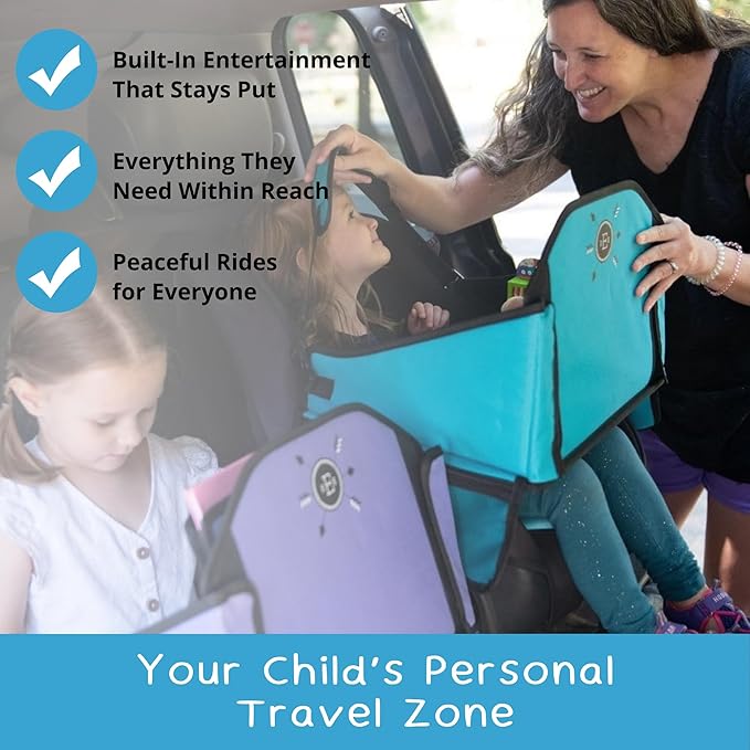 Kids Travel Tray for Car Seat – Gray – The Essential Travel Lap Desk - Image 2