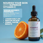 Eva Naturals Vitamin C Serum for Face - 20% Vit C with Hyaluronic Acid, Ferulic Acid & Vitamin E - Facial Serum for Dark Spots, Acne, Anti Aging, Glow & Even Skin Tone, 2 Fl Oz
