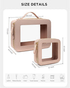 LETGO Clear Makeup Bags Set - Image 2