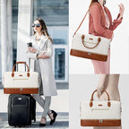 Weekender Bag for Women, Travel Duffel Bag Carry On Overnight Bag - Image 3