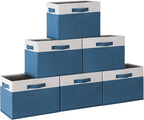 GhvyenntteS 6 Pack Fabric Storage Bins, Foldable Storage Baskets by GhvyenntteS
