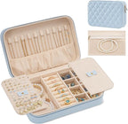 Lolalet Travel Jewelry Case for Women, Travel Jewelry Organizer Box by Lolalet