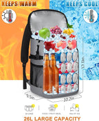 Capolo 36/45 Cans Cooler Backpack Insulated Waterproof - Image 6