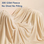 PHF Ultra Soft Fleece Blanket Twin Size, No Shed No Pilling Luxury Plush Cozy - Image 3