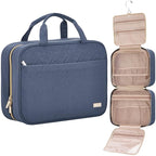 NISHEL Travel Toiletry Bag for women, Portable Hanging Organizer for Full-Sized by NISHEL