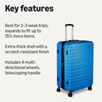 Amazon Basics 30" Hardside Large Checked Luggage, Hardshell Suitcase - Image 2