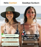 GearTOP Safari Sun Hat for Men and Sun Hats for Women UV Protection UPF 50+ - Image 2
