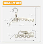 Over The Door Hooks Hanger, Foldable Portable Folding Hangers, Hanging Rack - Image 5