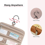 BAGSMART Toiletry Bag Hanging Travel Makeup Organizer - Image 6