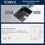TORVA 15 x 17 Inch Gloss Black Ceramic Coating - Image 2