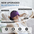 LC-dolida Sleep Mask with Bluetooth Headphones, Ice Silk Sleep Headphones with - Image 6