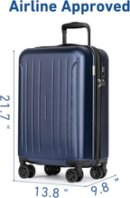 KYME Suitcase Hardshell With Double Spinner Wheels, PC+ABS TSA Lock Travel - Image 4