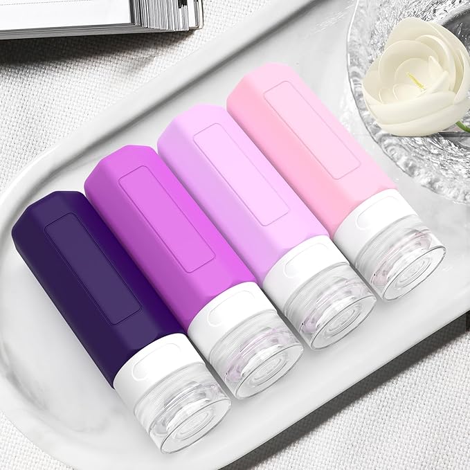 Redfly Travel Bottles for Toiletries, 3oz Tsa Approved Travel Size Containers - Image 6