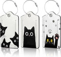 Black Cat Luggage Tag for Suitcase, Design by Unknown