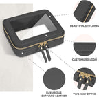 Prite Clear Makeup Bag Cosmetic Organizer Case Waterproof Travel Toiletry Bag - Image 4