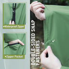 SaphiRose Unisex Rain Poncho Raincoat Hooded - Image 3