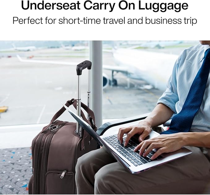 Hanke Softside Underseat Carry On Luggage - Image 8