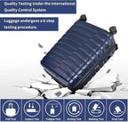 Lightweight Luggage with Spinner Wheels & YKK Zipper, 3-Piece Suitcase ABS+PC - Image 3