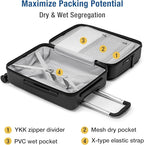 KYME Luggage Sets, 100% PC Suitcase - Image 6