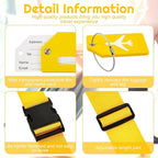 Weewooday 8 Pcs Luggage Straps Suitcase Tags Set - Image 3