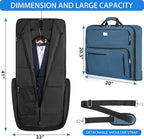 AKOZLIN Travel Luggage Garment Bag Foldable Hanging Suit Bag - Image 2