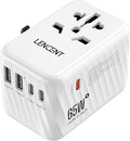 LENCENT International Travel Adapter, 65W GaN3 Universal Fast Charger by LENCENT