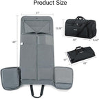 Hanke Carry on Garment Bags for Travel, Convertible Duffle Bag Luggage Bag - Image 4