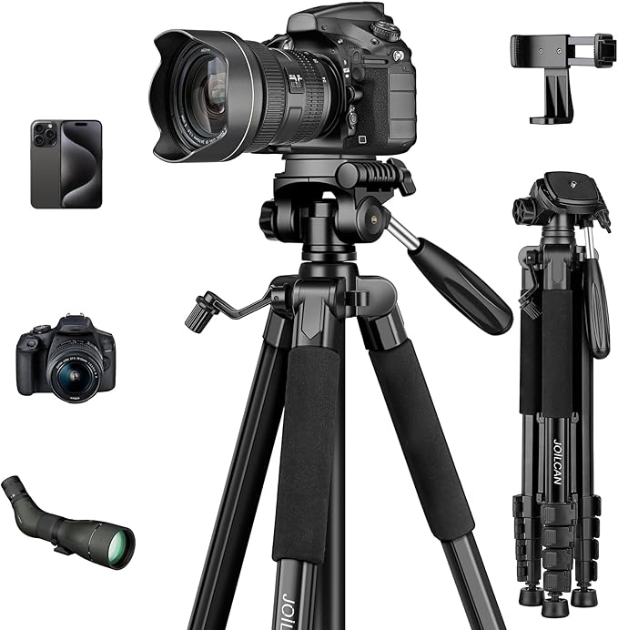 JOILCAN 75" Camera Tripod, Tripod by JOILCAN