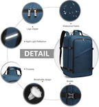 Kono Carry on Backpack, Waterproof Lightweight Daypack - Image 3