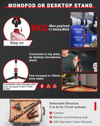 IFOOTAGE Monopod for Camera 71" Cobra 3 A180F, Quick Adjust Monopod - Image 3