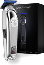 Blade & Stone Professional Hair Trimmer for Men PT301 | Diamond-S Blade | Micro-Gap Tech | 7200 RPM Durable Motor, All-Metal, Cordless Hair Trimmer - The Aviator