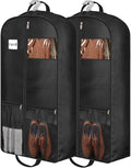 43" Heavy Duty Garment Bags for Travel 6.5" Gusseted Suit Bags for Closet by BH7STAR