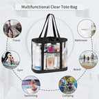 Large Clear Toiletry Bag, Travel Toiletry Bag - Image 7