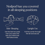 Nodpod Gentle Pressure Silk Sleep Mask | Patented Light Blocking Design - Image 6