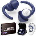 Ear Plugs for Sleeping: Reusable Earplugs for Sleep, Snoring Blocking, 2 Pairs by EarthVibe
