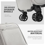 Verage Under Seat Luggage with Wheels, Softside Small Suitcase Spinner Carry On - Image 7