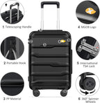 28 Inch Luggage with Spinner Wheels, Large Hard Shell Suitcase, Lightweight PP - Image 5
