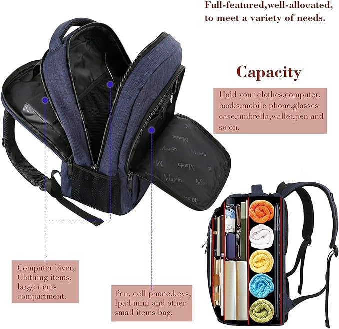 MATEIN Laptop Backpack, Slim Travel Backpack - Image 4