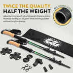 100% Carbon Fiber Trekking Poles by USA Brand - Image 2
