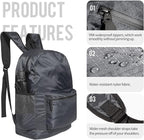 pack all 20L Lightweight Packable Backpack, Water Resistant Foldable Backpack - Image 3