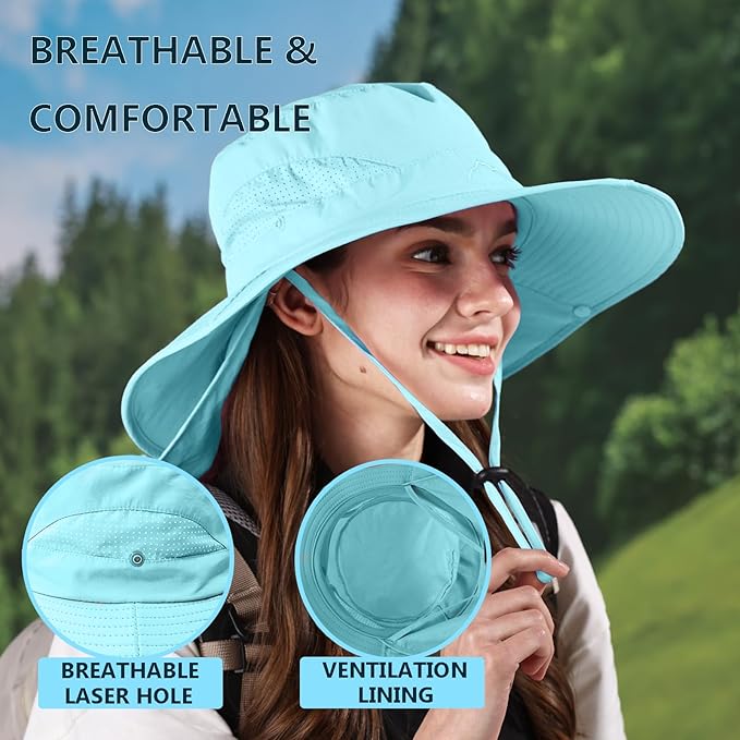 ZOORON Sun Hat for Men Women Fishing Hat - Image 4