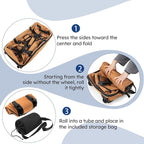 110L Expandable to 140L 32” Foldable Oxford Soft-Sided Rolling Duffle Bag - Image 6