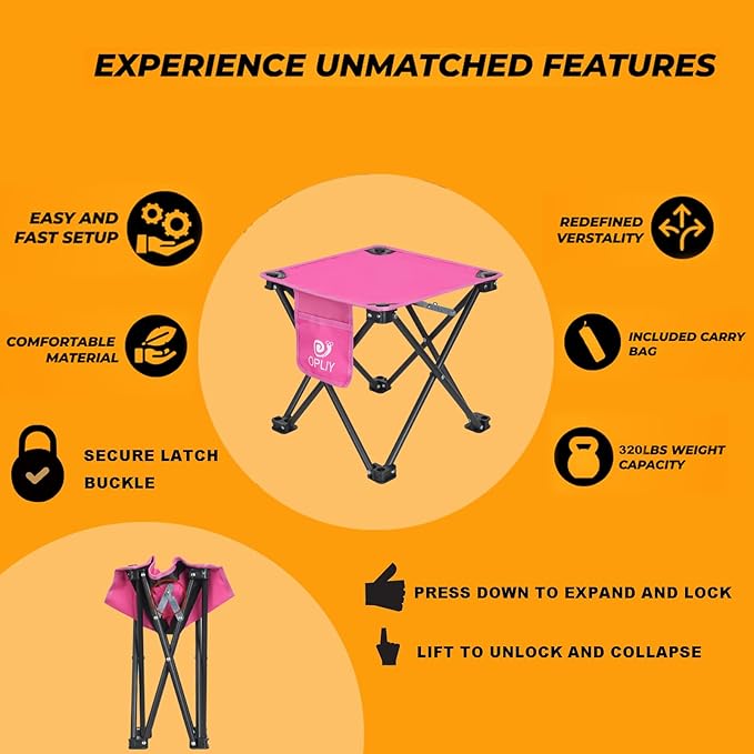 Opliy Camping Stool Upgrade Foot Stool - Image 7