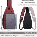Crossbody Bags for Women Men Trendy Sling Bag Bakpack Casual Chest Bag - Image 2