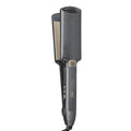 INFINITI PRO CONAIR Tourmaline Ceramic 2-Inch Flat Iron Hair Straightener, 2-Inch Flat Iron to Straighten or Curl, 5 Heat Settings, for All Hair Types and Textures, Metallic Grey